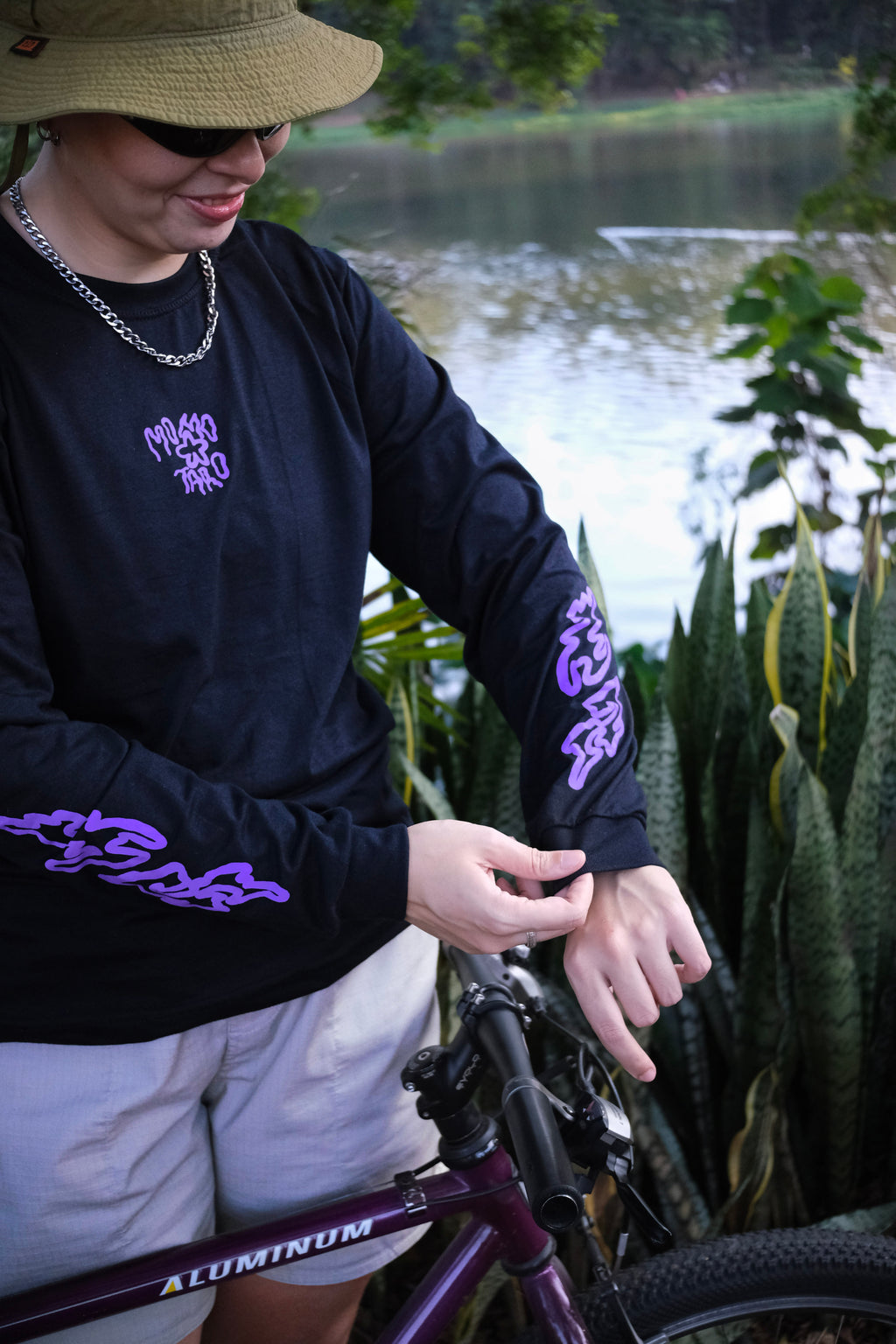 Camiseta manga longa algodão collab Juv3rnal