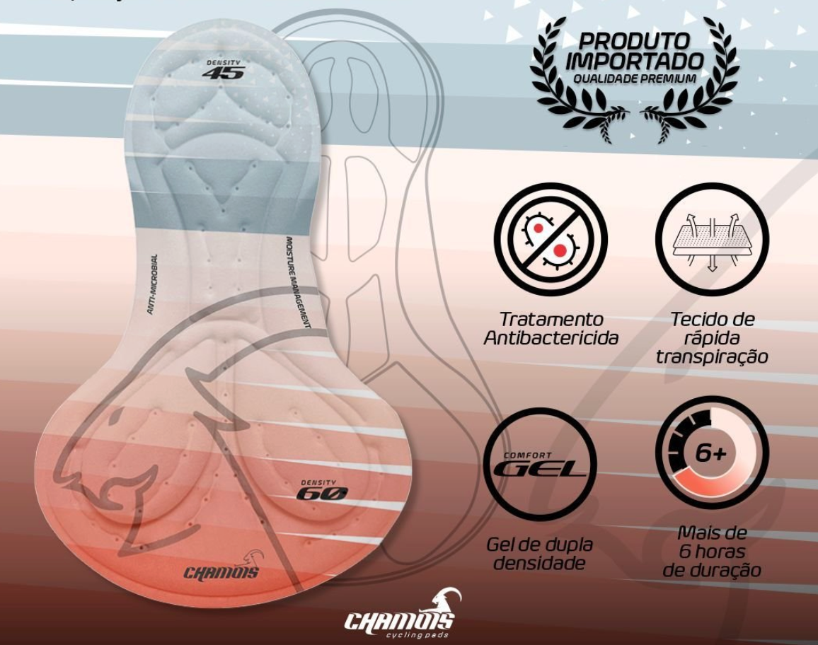 Short saia de ciclismo